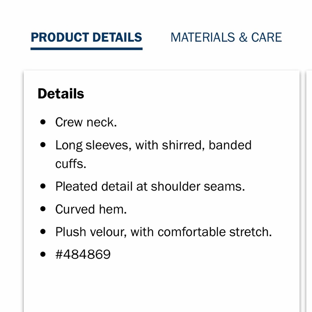 Old navy velour top - Picture 7 of 8